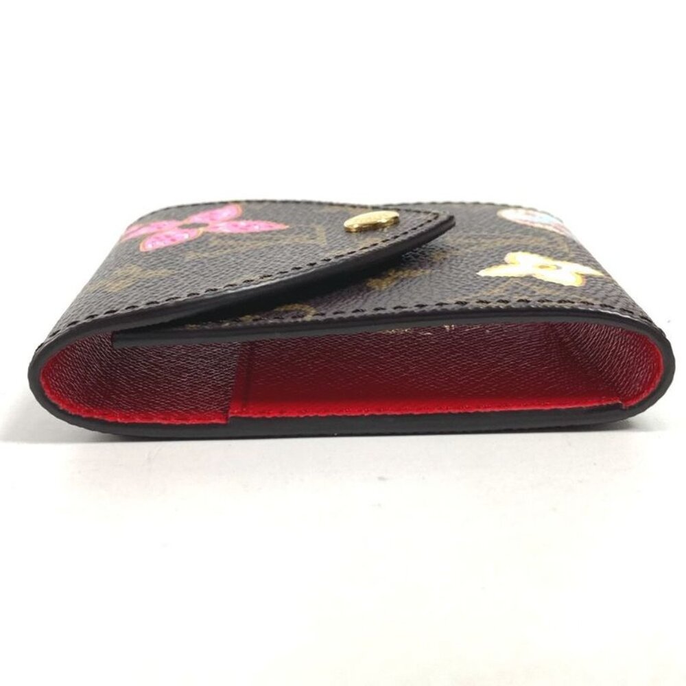 Louis Vuitton Note Cover Pad Pouch Monogram Canvas Brown X Red - Picture 4 of 9